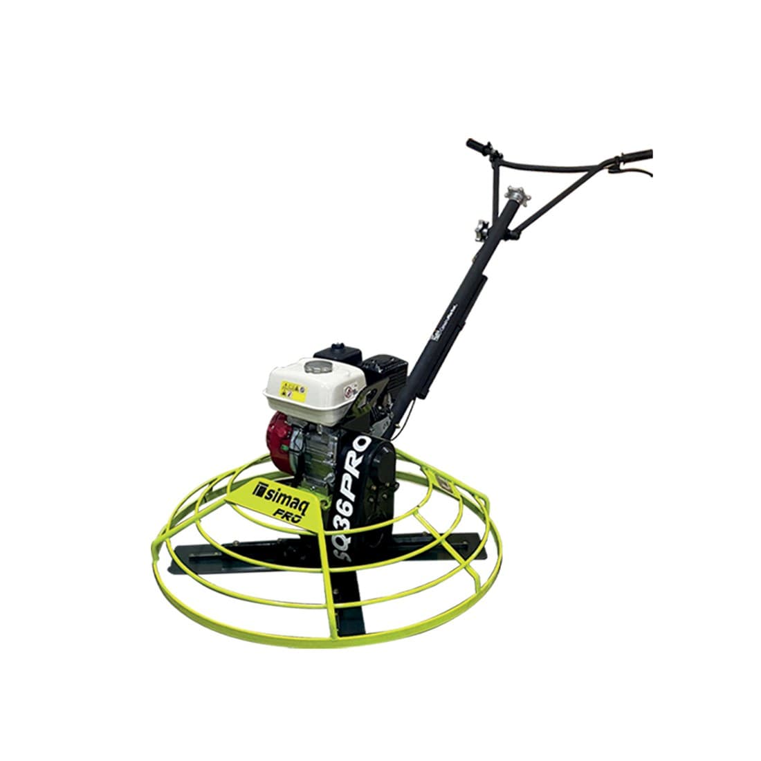Allanadora SIMAQ SQ36 PRO de operador a pie, con motor Honda GX160