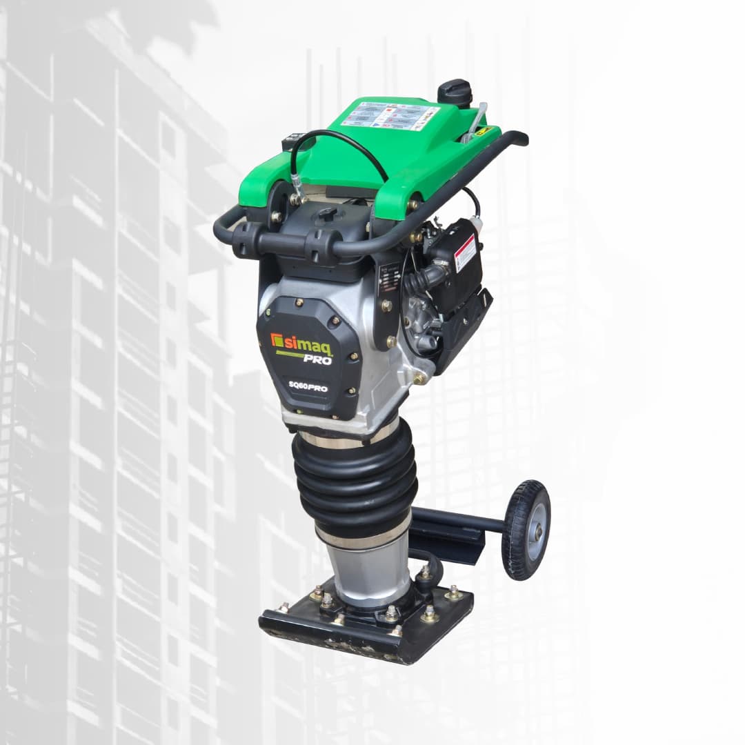 Compactadora tipo bailarina SIMAQ SQ60 PRO 2 con fuelle y zapata