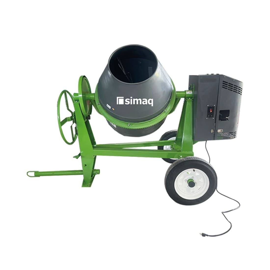 SIMAQ SQREVE-365LTS 1.5-bag electric concrete mixer with power cord