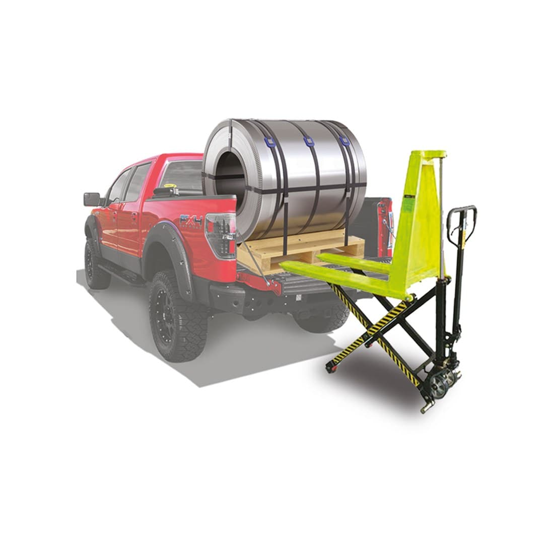 Pallet elevador hidráulico tipo tijera SIMAQ GSF1 PRO
