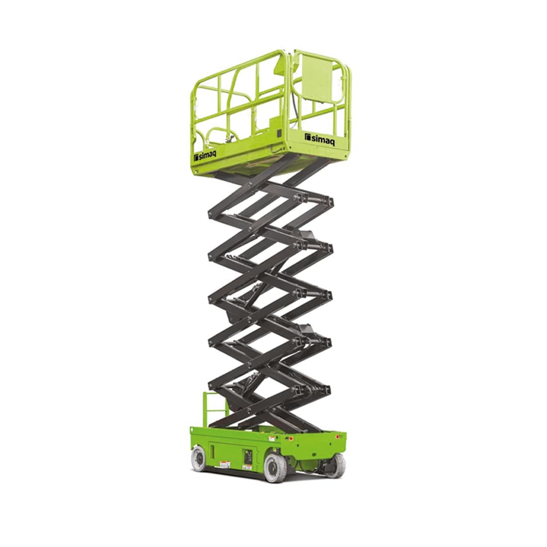 Plataforma de elevación de tijera SIMAQ SQ 140X PRO, extendida