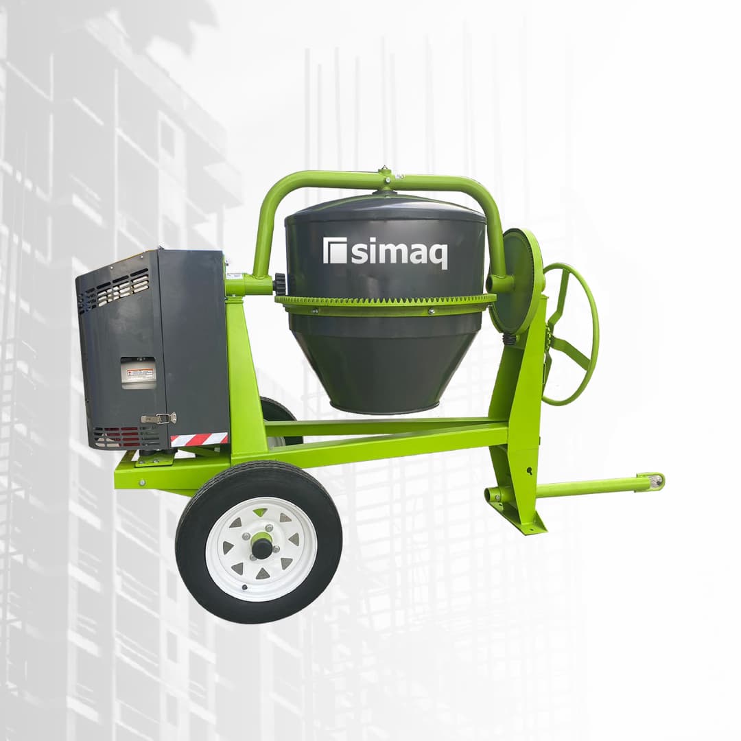 SIMAQ SQREVG365LTS 1.5-bag mixer with Honda GX160 engine