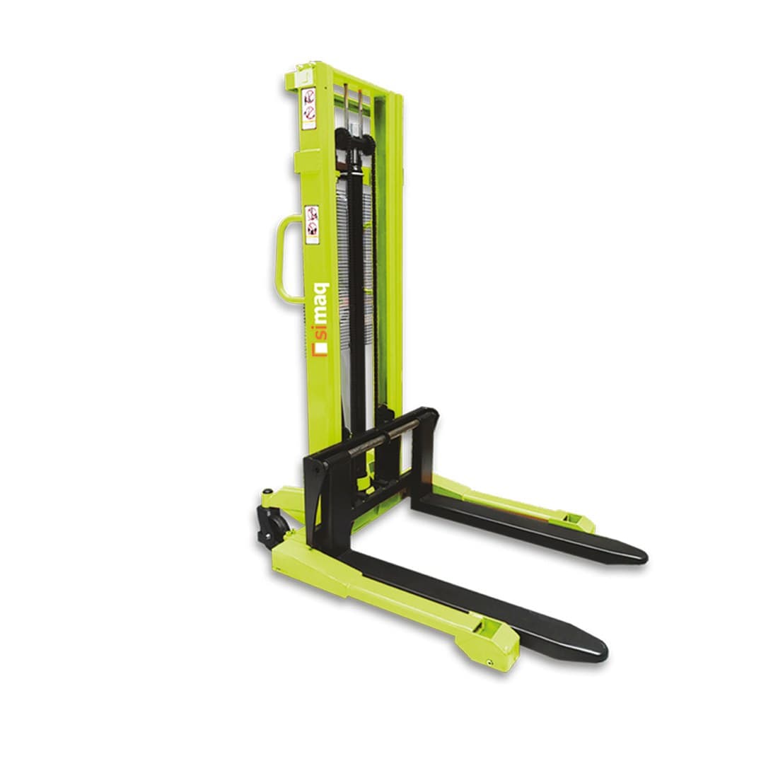 Stacker manual SIMAQ SDJIO-S PRO con mástil y horquillas