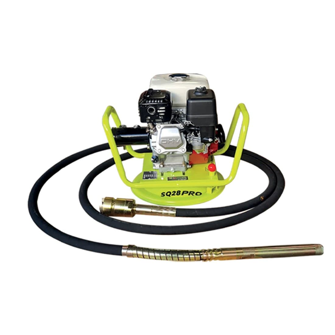 SIMAQ SQ28 PRO gasoline concrete vibrator with hose and head