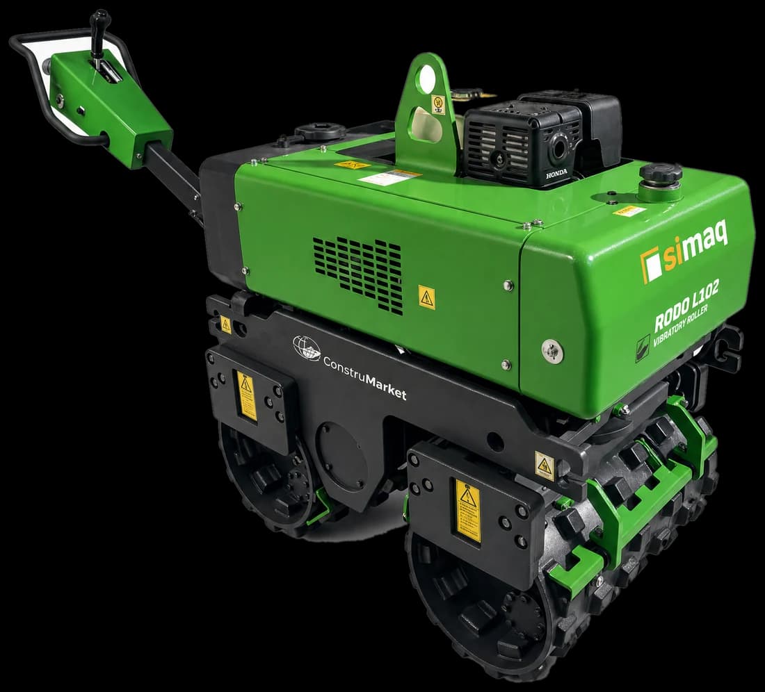 Rodillo de zanja vibratorio de doble tambor SQRDPWB L102