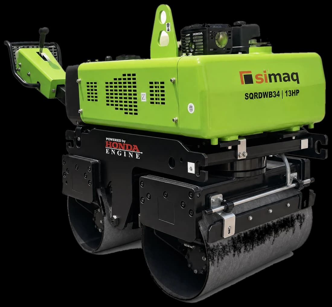 Compactador doble tambor con operador a pie SQRDWB L34